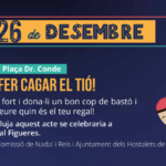 26 desembre. Vine a fer cagar el tió