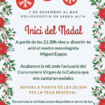 7 desembre. Inici Nadal a Serra Alta