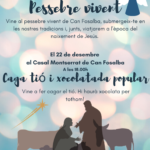 21 desembre. Pessebre vivent i caga tió a Can Fosalba