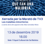 13 desembre. Xerrada per la Marató