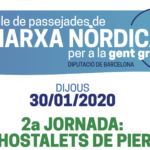 La caminada de marxa nòrdica arriba als Hostalets