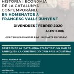 7 febrer. 2a Xerrada Francesc Valls-Junyent