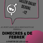 5 febrer. Taller salut sexual +12