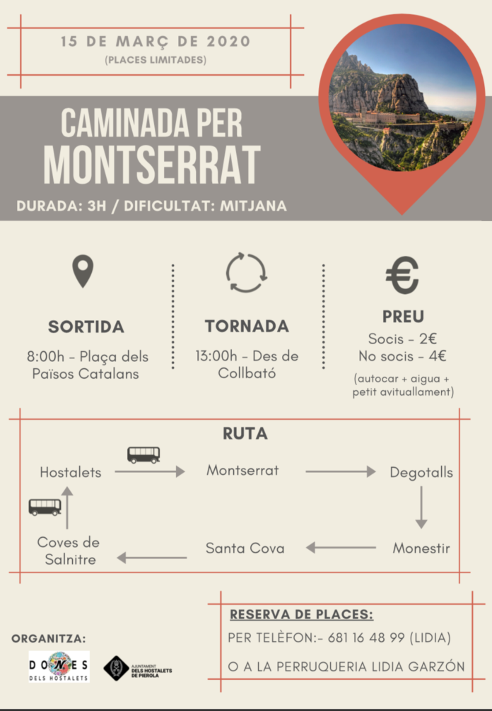 caminada Montserrat