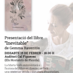 15 febrer. Presentació 'Inevitable' Gemma Raventós