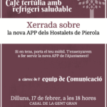 17 febrer. Xerrada APP al Casal d'avis