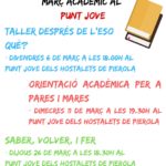 6 març. Mes acadèmic al Punt Jove