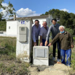 Portada d’aigua a Can Rovira de l’Estela