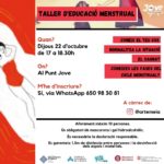 22 octubre. Taller d'educació menstrual