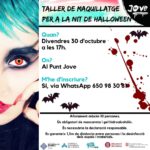 30 octubre. Taller maquillatge Halloween (telemàtic)