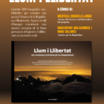 4 octubre. Presentació 'Llum i llibertat'
