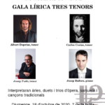 18 octubre. Gala Lírica Tres Tenors