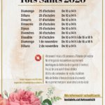 25 octubre. Horari cementiri