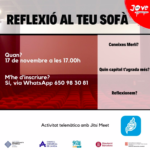 17 novembre. Reflexió al sofà