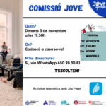 3 novembre. Comissió Jove