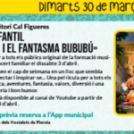 30 març. Cinema «Ambauka i el fantasma Bubulú»