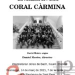 14 març. Coral Càrmina