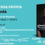 10 abril. Llibre de Joan Tardà