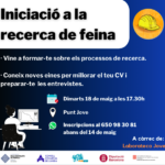 18 maig. Iniciació recerca de feina
