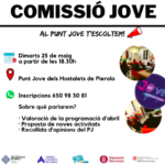 25 maig. Comissió Jove