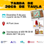 11 juny. Tarda de jocs de taula