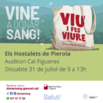 31 juliol. Acapte de sang