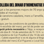 SGG21 Recollida dinar i obsequis