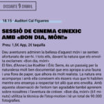 Cinema: «Bon dia, món!»