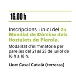 Inici 2n Mundial de Dòmino (FM22)