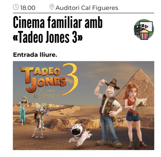 Cinema familiar: Tadeo Jones 3