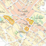 Plànol amb els espais habilitats