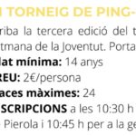 III Torneig de ping-pong SJ23
