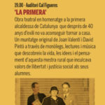 Teatre: La Primera