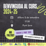 Benvinguda al curs Punt Jove