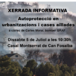 Xerrada protecció incendis