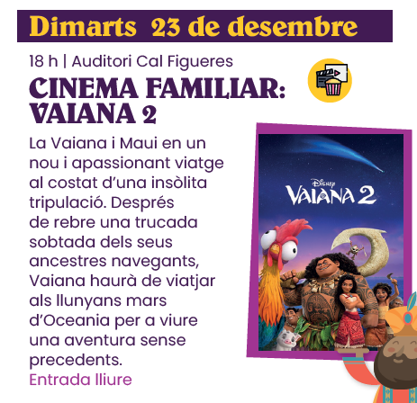 Cinema: Vaiana 2 (Nadal)