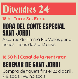 Hora del conte i Berenar GG