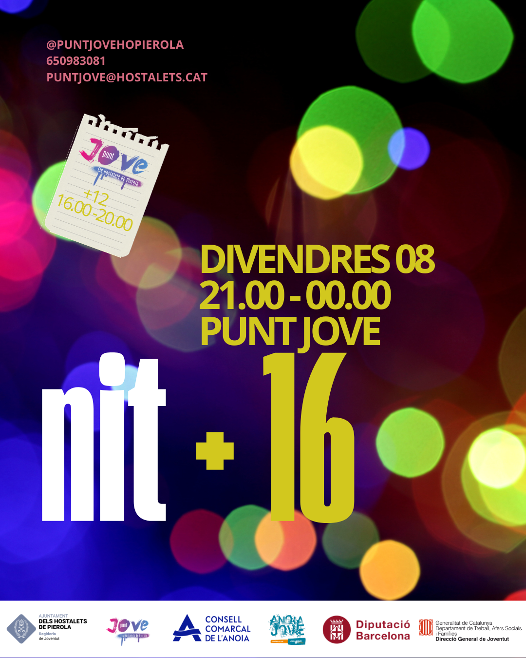 Nit + 16 al Punt Jove