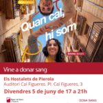 Vine a donar sang