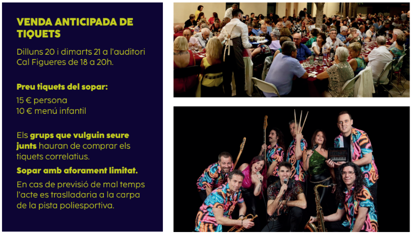 Sopar i ball amb l'orquestra Girasol