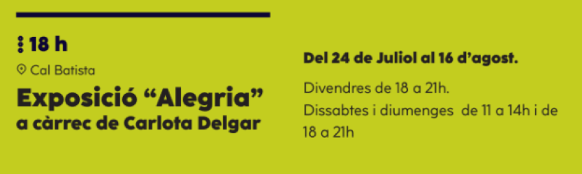 Exposició "Alegria"