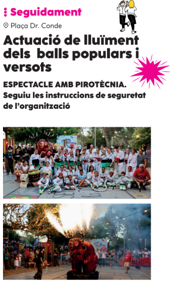 Actuació balls populars i versots