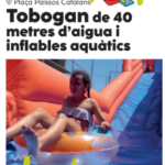 Tobogan i inflables aquàtics